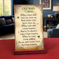 Old Irish curse 5x7 standup