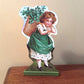 Cutout standup Girl with clover