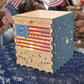 Americana 1776 tea light box