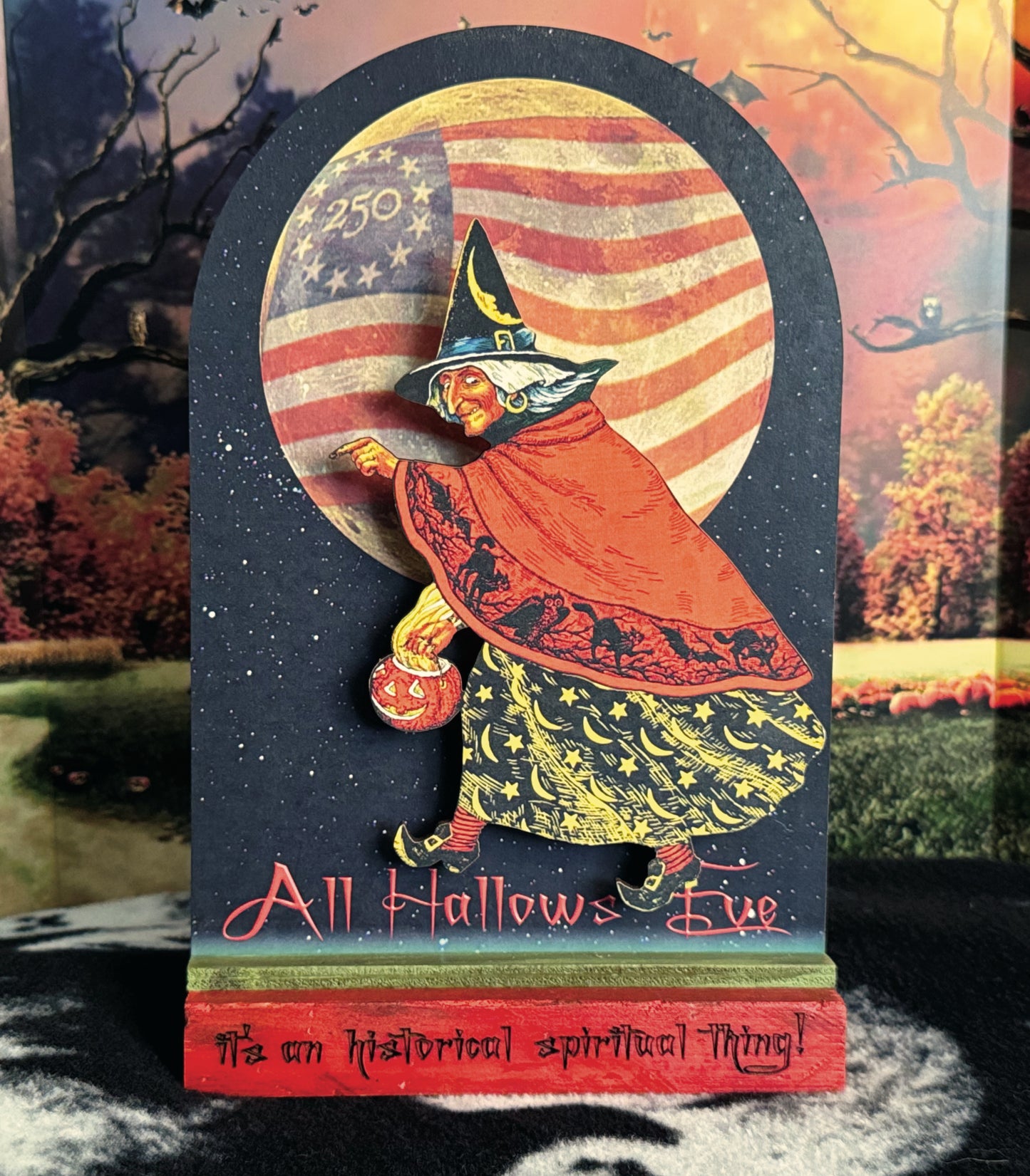 250th Anniversary wobble witch